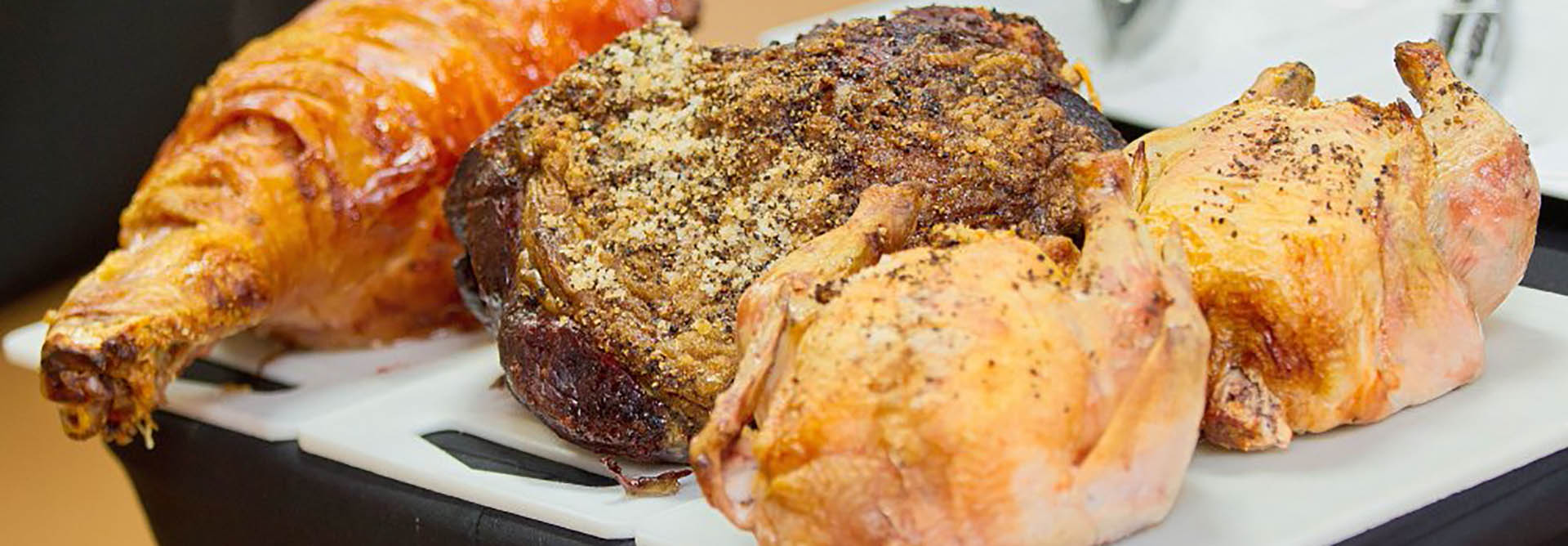 spit roast catering buffet
