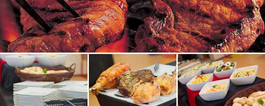 Spit Roast BBQ Combination Menu